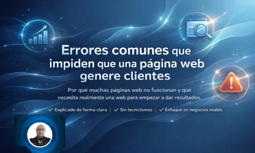 ¿Por qué mi página web no genera clientes?