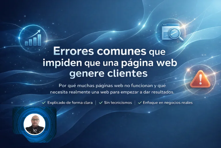 Lee más sobre el artículo ¿Por qué mi página web no genera clientes?