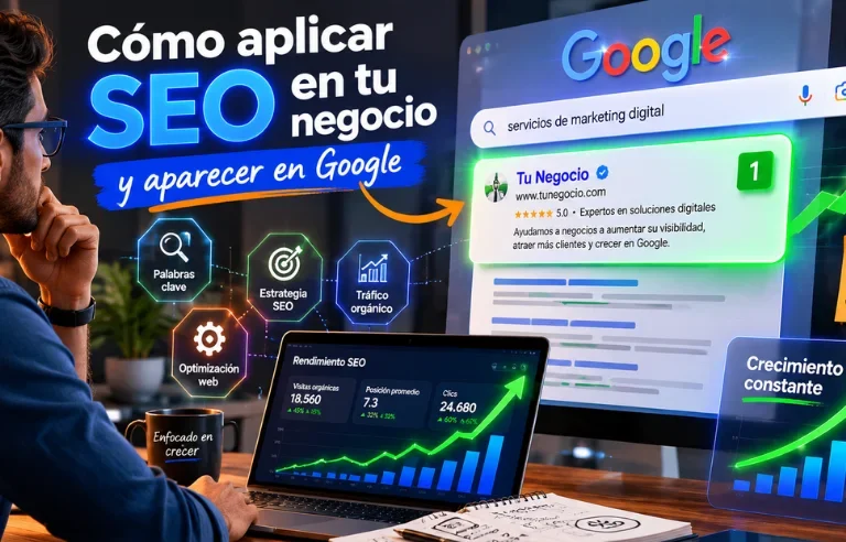 En este momento estás viendo Cómo aplicar SEO en tu negocio y aparecer en Google