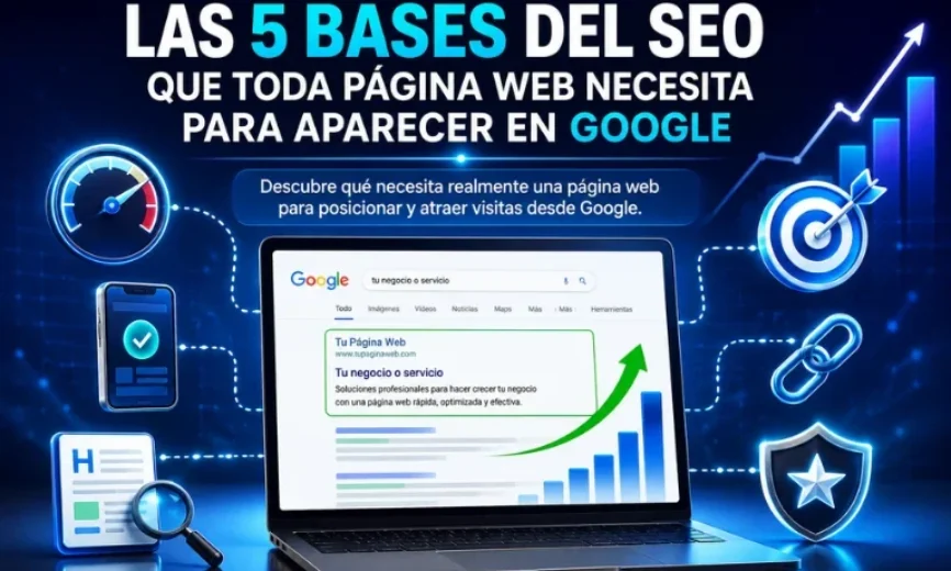 Las 5 bases del SEO que toda página web necesita para aparecer en Google