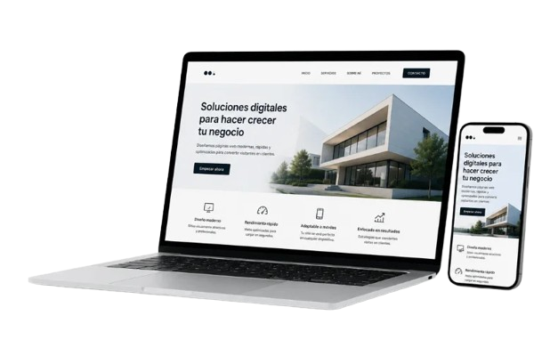 Diseño web de Crea Tu Web Ideal