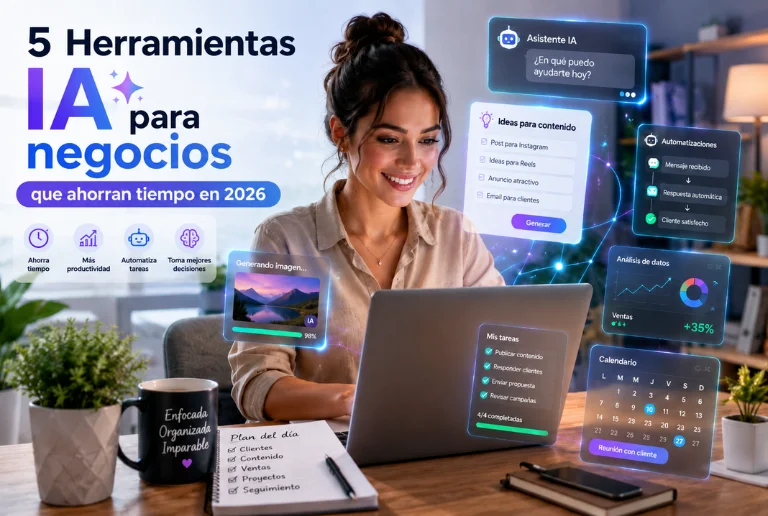 Lee más sobre el artículo 5 Herramientas IA para negocios que pueden ahorrarte horas de trabajo en 2026