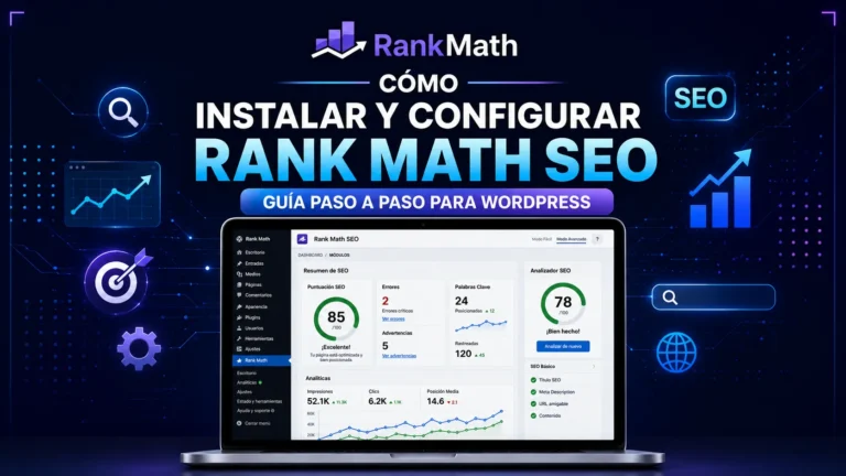 Lee más sobre el artículo Cómo Instalar y Configurar Rank Math SEO en WordPress Paso a Paso